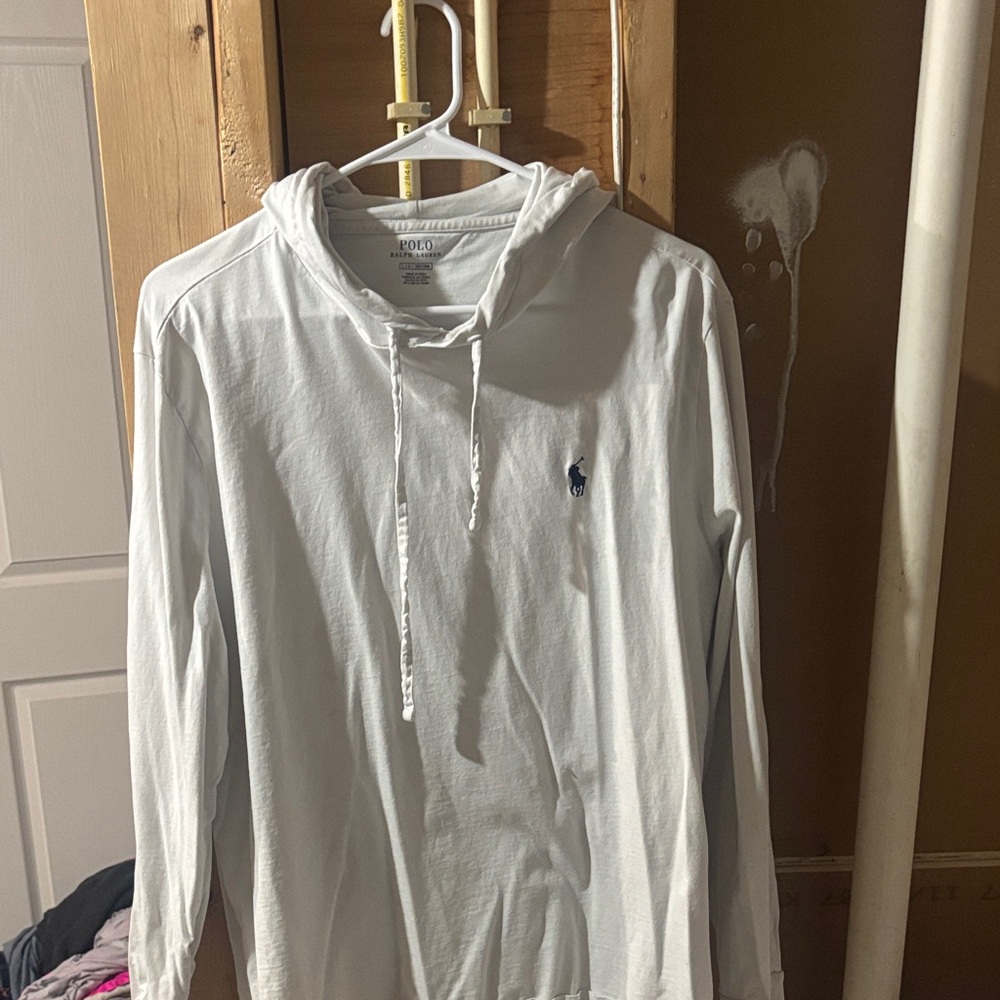 Polo by Ralph Lauren Light Gray Hoodie